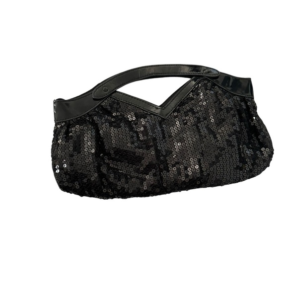Payless Black Sequin Wristlet - Picture 1 of 4